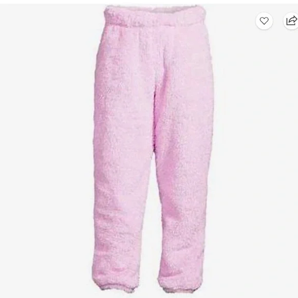 Lands' End Fuzzy Jogger Pants, Girl's, Size: L (10-12) - Picture 1 of 2